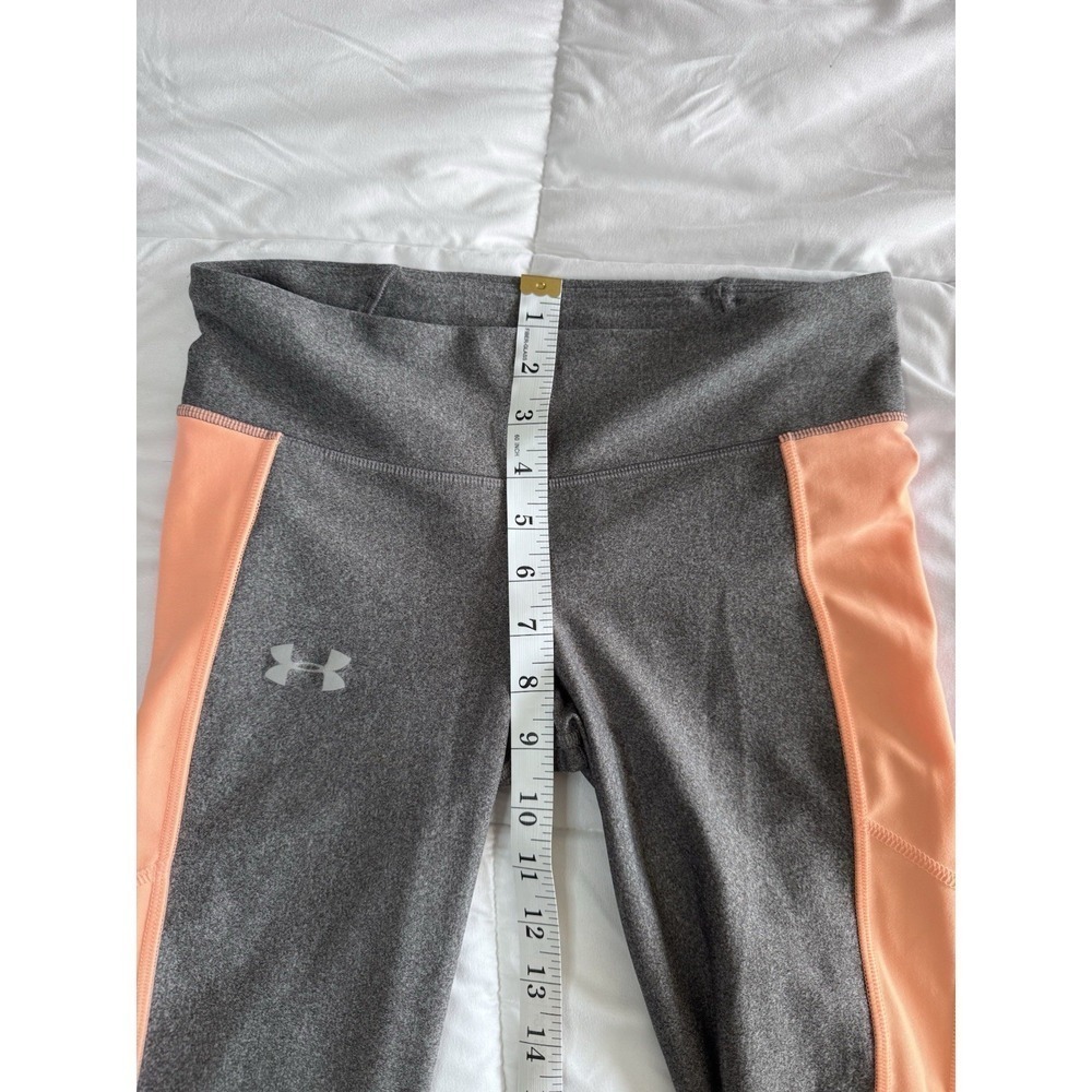 Womens UNDER ARMOUR Compression Crop Leggings Sz Medium Drawstring 20" - Picture 5 of 12